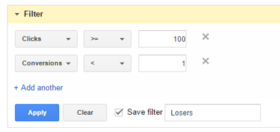 google-adwords-loser-filter
