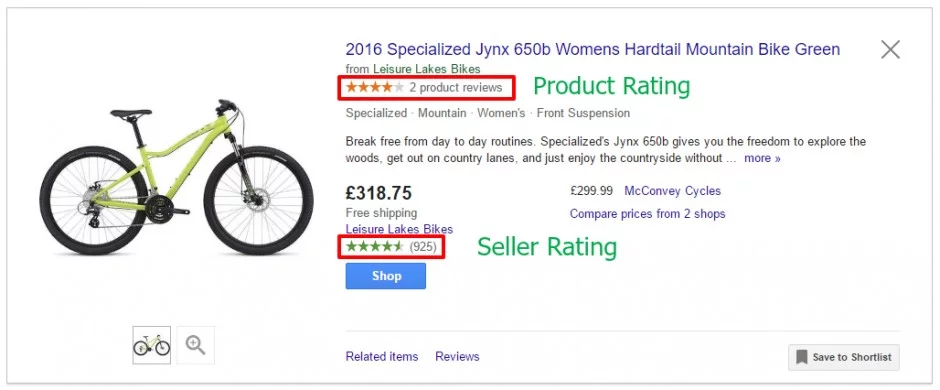 zakupy_google_oceny_produktow_vs_oceny_sprzedawcow